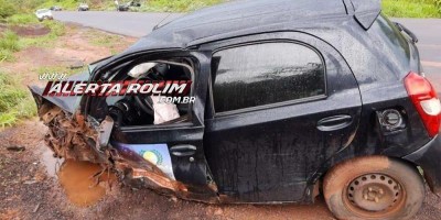 Homem que dirigia embriagado, se envolve em acidente e tenta fugir do local na RO-010, em...