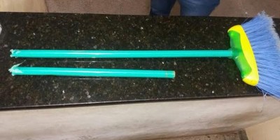 Fissurado por maconha, marido ataca mulher com cabo de vassoura