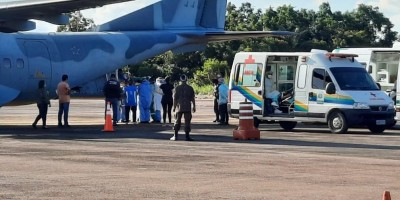 Após anunciar colapso na saúde, Governo de RO transfere 15 pacientes com covid-19 para...