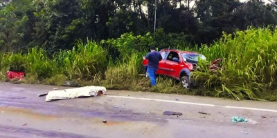Homem morre em trágico acidente na BR-364 entre Cacoal e Pimenta Bueno