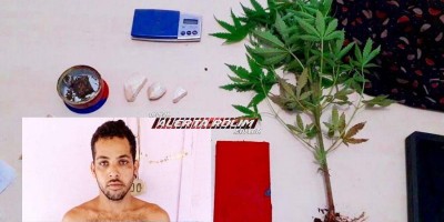 Polícia Militar fecha boca de fumo em Alto Alegre e prende acusado de trafico de drogas