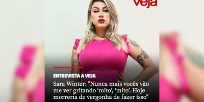 Sara Winter, ex-ativista e apoiadora de Bolsonaro diz: ''Nunca mais vocês vão me ver...