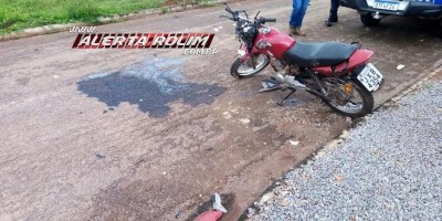 Motociclista é socorrido em estado grave após colidir contra caminhonete em Rolim de...