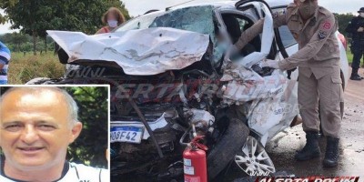 Motorista da SEMUSA de Rolim de Moura morre após grave colisão na RO-010
