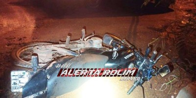 Rolim de Moura: Bandidos roubam moto e, na fuga, comparsa sofre queda e deixa veículo...