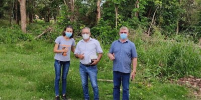 Vice-Prefeito de Rolim de Moura, Alcides Rosa visita UBS Albert Sabin