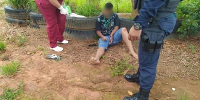 Motociclista sofre fratura exposta após queda na RO-383, zona rural de Alta Floresta