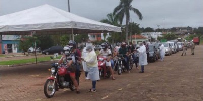 Drive-thru realizado em Rolim de Moura, identifica 81 pacientes positivos para covid-19...