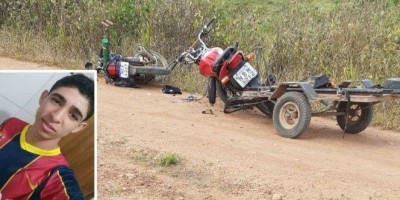 Jovem morre após colisão entre motos na linha 21 em Nova Brasilândia do Oeste