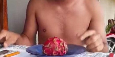 Jovem humorista de Santa Luzia (RO), posta vídeo degustando fruta Pitaya e viraliza na...