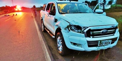 Colisão entre motocicleta e caminhonete deixa uma vítima fatal na BR-429 em São...