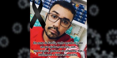 Funcionário de farmácia de Rolim de Moura é mais uma vítima de complicações da...