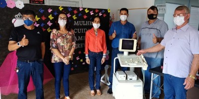 UBS de Nova Estrela recebe doação de aparelho de Ultrassom