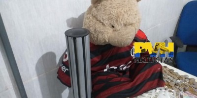 Urso amigo: Primos são presos pela polícia com porções de drogas escondida dentro de...