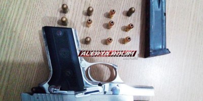Polícia Militar apreende arma de fogo enquanto auxiliava Detran em blitz educativa em...