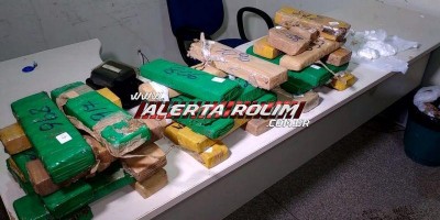 Após tentativa de fuga, PM intercepta veículo e prende suspeito com cerca de 26 kg de...