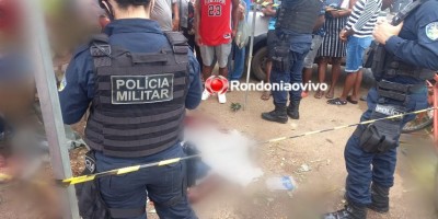 Criminosos executam homem com ao menos 12 tiros dentro de bar em distrito de Porto Velho