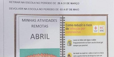 Escola José Veríssimo convoca país para retirar apostilas dos alunos