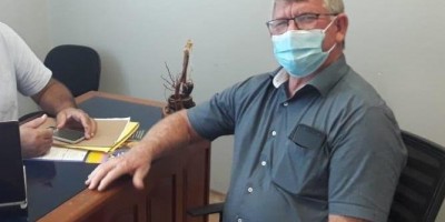 Vice-prefeito de Rolim de Moura, Alcides Rosa, testa positivo para covid-19 e está sob...