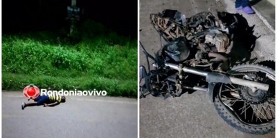 Motociclista tem perna dilacerada após colidir contra muro de proteção de ponte do Rio...
