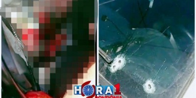 Dois homens são executados à tiros dentro de caminhonete em Buritis; veja o vídeo