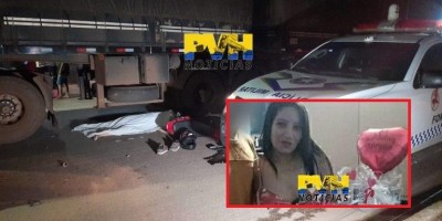 Jovem que morreu atropelada por carreta na capital estava grávida