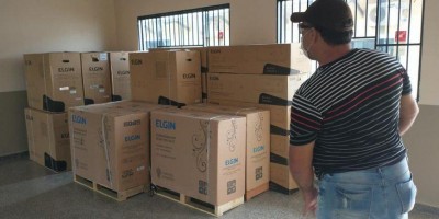 Escola Monteiro Lobato de Rolim de Moura recebe equipamentos e melhorias na infraestrutura