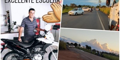 Acidente na BR-429 tira a vida de motociclista em Seringueiras