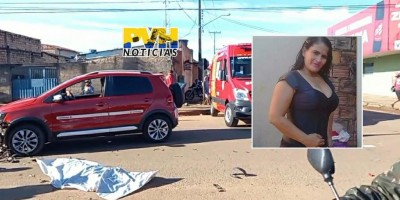 Mulher morre após colisão contra carro e ser atropelada por caminhonete em Porto Velho;...