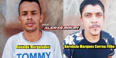 Acusados de roubos são presos pela Polícia Civil em Rolim de Moura 