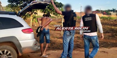 Casal acusado de roubos é preso durante trabalho em conjunto entre PM e PC em Rolim de...