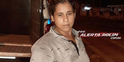 Acusada de crime de furto é presa pela Polícia Militar em Rolim de Moura