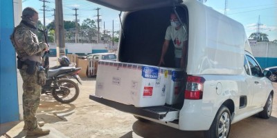 Rondônia recebe nova remessa com 42,5 mil doses da vacina AstraZeneca contra Covid-19