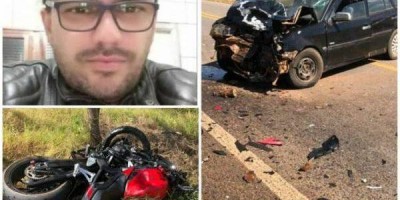 Sitiante de 42 anos morre após colisão entre moto e carro na BR-435, entre Colorado e...