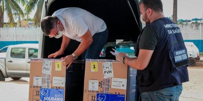 Remessa com 17.550 doses de vacinas contra Covid-19 vai atender grávidas e profissionais...