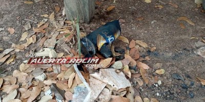 Coquetel molotov foi arremessado contra o prédio da vigilância sanitária durante a...