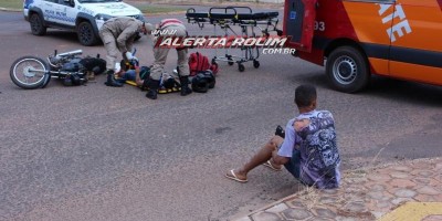 Em mais um acidente, duas pessoas ficam feridas em Rolim de Moura