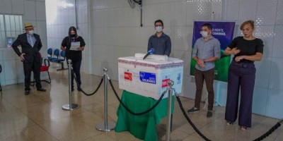 Rondônia recebe mais de 21 mil doses de vacinas da AstraZeneca