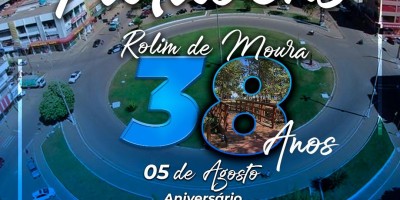 Amerolim divulga programação de aniversário de 38 anos de Rolim de Moura