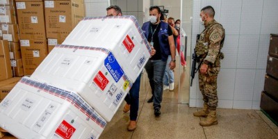 Rondônia recebe mais 20.610 doses de vacinas contra a covid-19