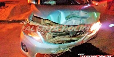 Violenta colisão entre dois carros foi registrada no bairro Boa Esperança em Rolim de...