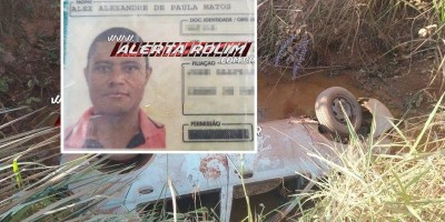 Rolim de Moura: Motorista morre após cair com carro em córrego da linha 172