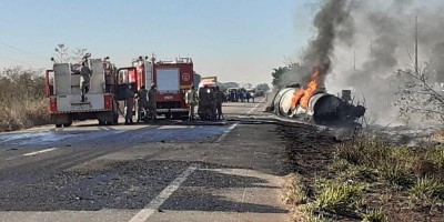 Sobe para 5 o nº de vítima do grave acidente entre ônibus e caminhão-tanque na BR-364...