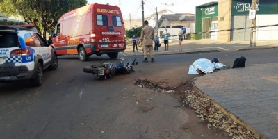 Grave acidente no centro de Cacoal tira a vida de trabalhador