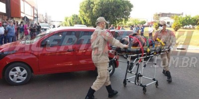Acidente de trânsito na região central de Rolim de Moura resulta em uma vítima