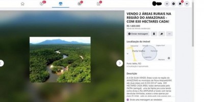 PF faz operação contra desmatamento após denúncia de venda de terras protegidas em RO...