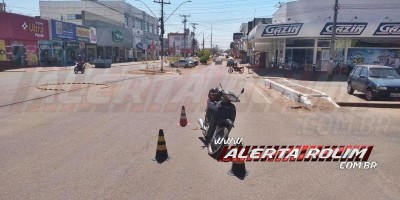 Rolim de Moura: Condutora de carro causa acidente, se evade do local, mas é seguida por...