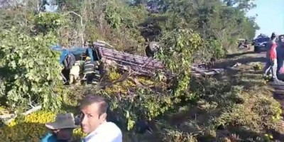Motorista morre entre ferragens após caminhão atingir maquinário na BR-174, entre...