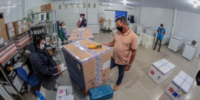 Rondônia recebe mais de 40 mil doses de vacinas contra a covid-19