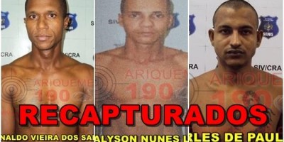 Três foragidos de presídio de Ariquemes são recapturados; Um ainda está foragido